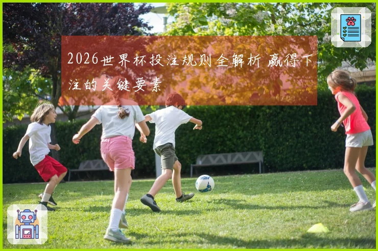 2026世界杯投注规则全解析 赢得下注的关键要素